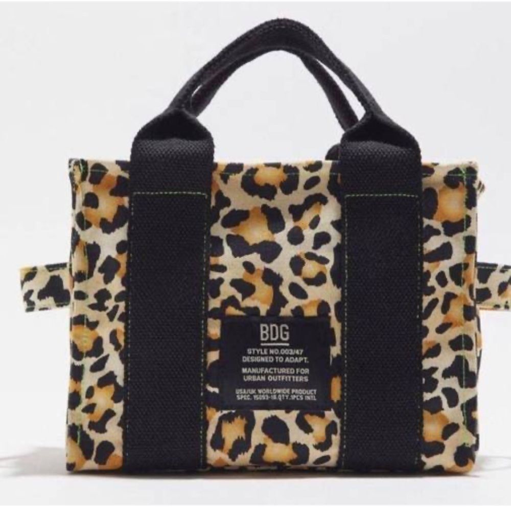 Urban Outfitters BDG Serena Mini Tote Bag Cheetah 🐆 Print